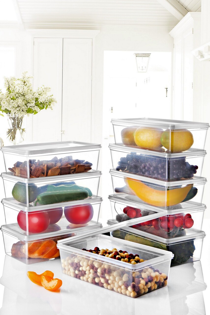 Set recipiente depozitare, Hermia, 639OKK1146, Transparent - imagine 5